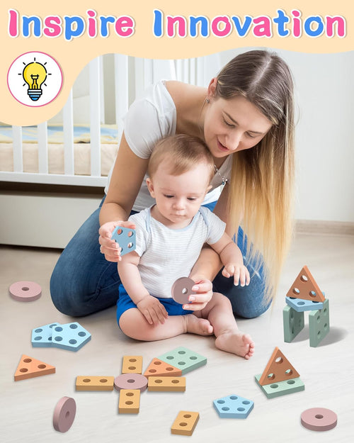 Montessori Wooden Shape Sorter Toy